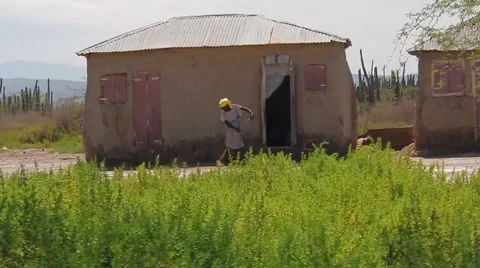 Haitian Home Stock Footage 45422453