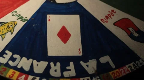 Haitian Roulette Table Spin Stock Footage 47122633