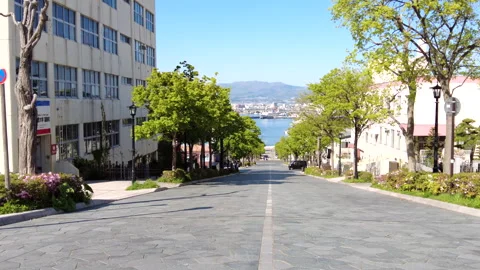 Hakodate's Base Slope Street Vidéo 332970222