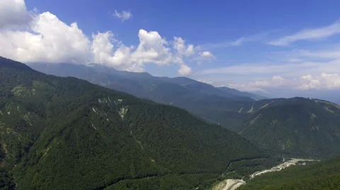 Hakuba mountains in summer Stock Footage 66752619