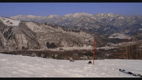 Hakuba Valley Stock Footage 89889693