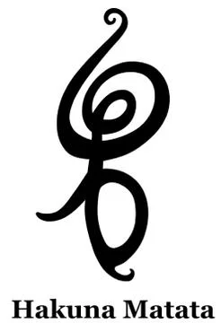 Hakuna Matata Stock Illustration