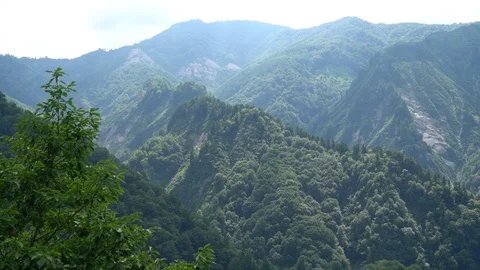 Hakusan in Japan Stock Footage 113800999