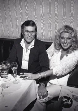 Hal Needham and Dani Janssen at the opening night of La Cage Aux Folles Supper Stock Photos
