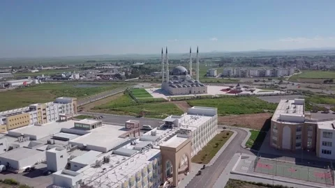 Hala Sultan Cami Mosque Haspolat Stock Footage 200189483