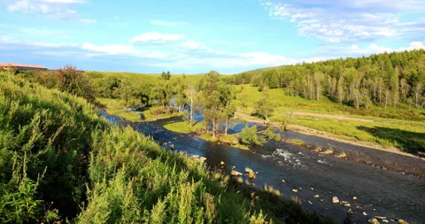 Halaha river Stock Footage 213435641
