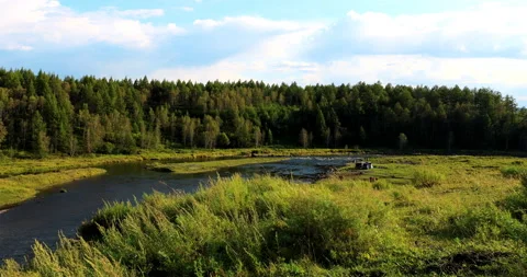 Halaha river Video stock 213439924