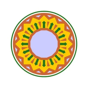 Halal template for Islamic pattern. Logo for properly cooked food and permi.. Illustrazione stock