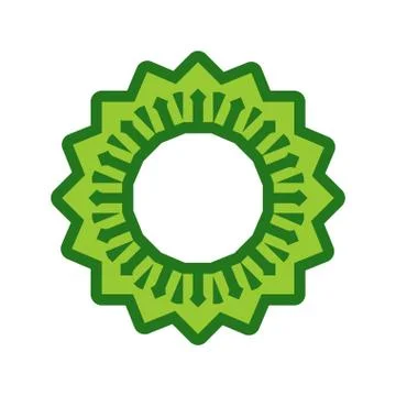 Halal template for Islamic pattern. Logo for properly cooked food and permi.. Illustrazione stock