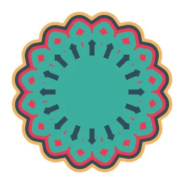 Halal template for Islamic pattern. Logo for properly cooked food and permi.. Illustrazione stock