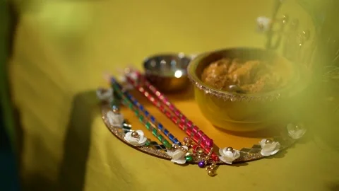 Haldi Backdrop on an Indian wedding at the time of haldi ceremony Stock Footage 239328788