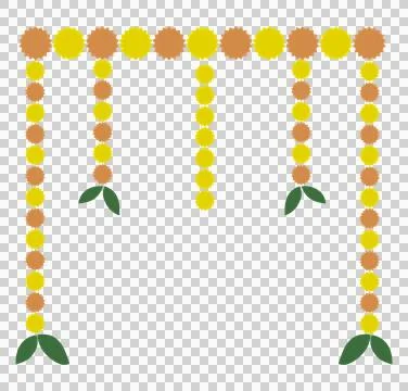 Haldi ceremony decoration elements, mehendi for Indian Wedding Invitation. .. Stock Photos