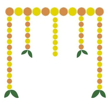 Haldi ceremony decoration elements, mehendi for Indian Wedding Invitation. .. Stock Photos