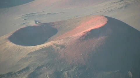 Haleakala Crater Video stock 12576122
