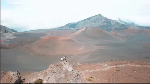 Haleakala Crater Stock Footage 81352209