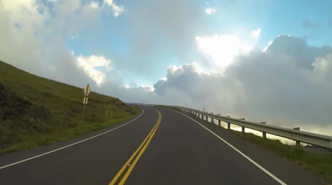 Haleakala Summit Sunset Run Timelapse Stock Footage 29414450