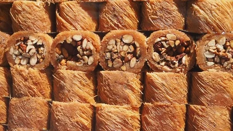 Halep Sarma a Turkish dessert showcase from a bustling bazaar Видео 338376590