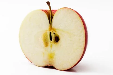 Half apple Stock Photos