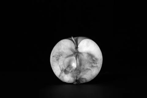 Half an apple Stock Photos