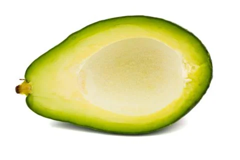 Half an avocado Stock Photos