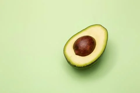 Half of an avocado Stock Photos