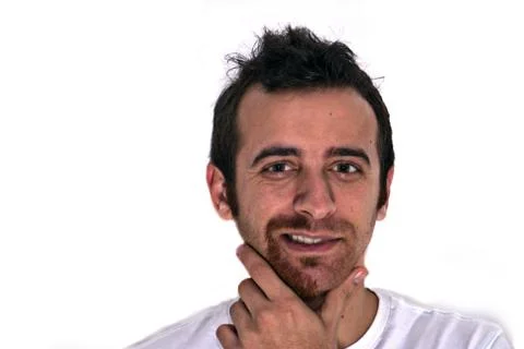 Half beard-seducer Stock Photos