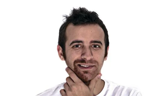 Half beard-seducer Stock Photos