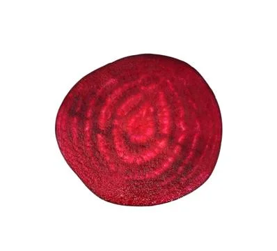 Half of beetroot isolated on white background Stock Photos