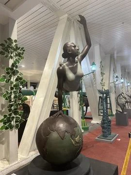 Half bodied statue Stock Photos