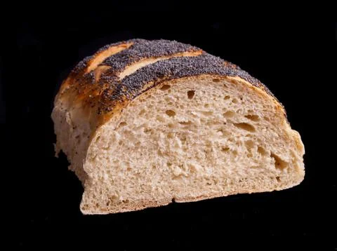 Half of a Bread loaf Stock Photos