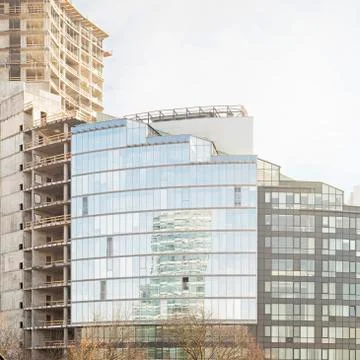 Half built office building Stock Photos
