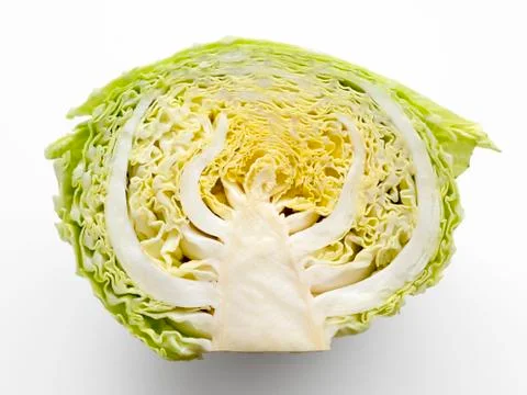 Half cabbage Stock Photos