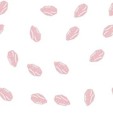 Half chicken fillet glyph vector seamless pattern Stock Illustration