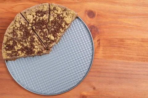 Half Chocolate cake Stock Photos