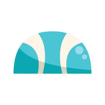 Half circle abstract shape forming a dome Stock Illustration