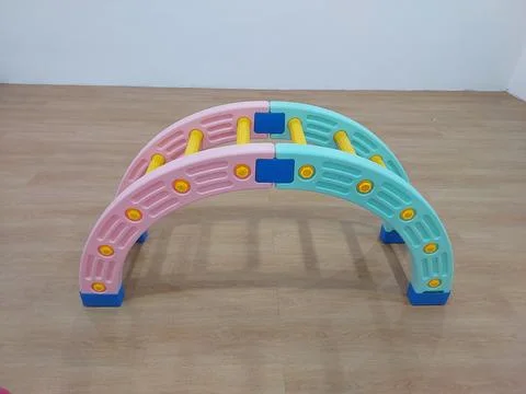 Half Circle Children's Climbing Frame - Durable Plastic, Stock Photos