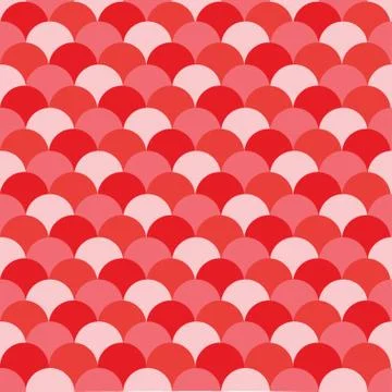 Half Circle Geometric Pattern Illustrazione stock