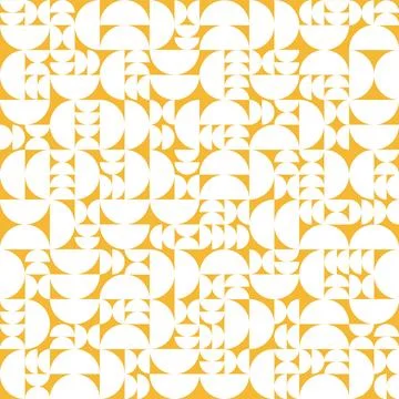 Half Circle Seamless Pattern Stock Illustration