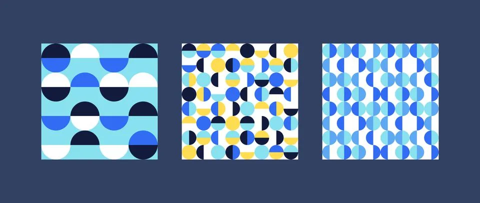 Half circle shape texture for seamless backdrop Stock Illustration