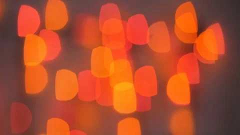 Half circular color lights on black background - color bokeh Stock Footage 82261944