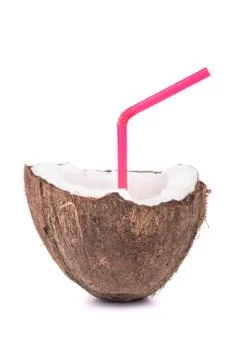 Half coconut Stock Photos