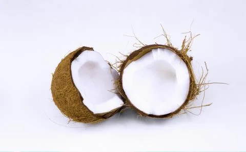 Half coconut Stock Photos