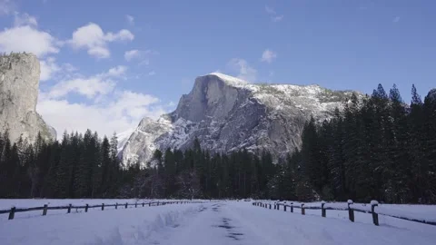 Half Dome Stock Footage 263853685
