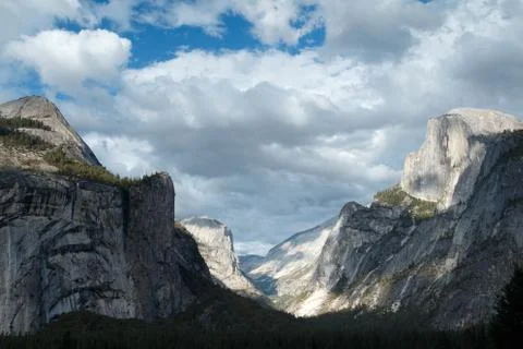 Half Dome landscape Stock Photos