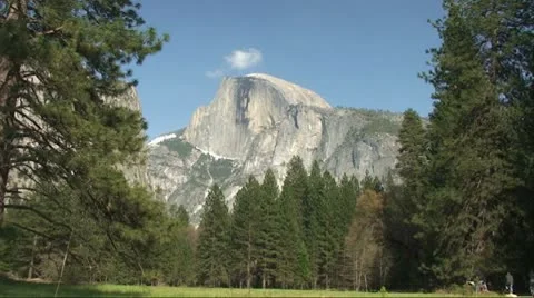 Half Dome Meadow Stock Footage 8945895