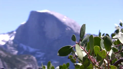 Half Dome Medium Rack Focus Filtered4 Stock Footage 876092