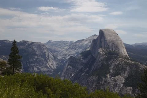Half Dome Mountain Stock Photos