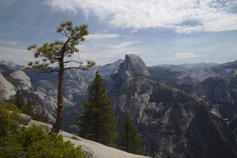 Half Dome Mountain Stock Photos