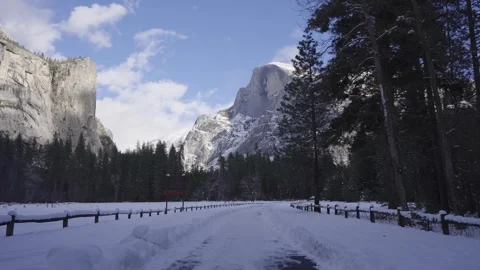 Half Dome reveal Stock Footage 263853680
