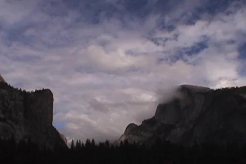 Half dome timelapse Video stock 332588